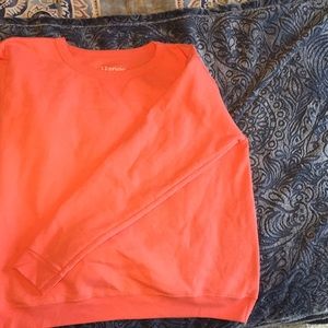 Coral soft sweatshirt